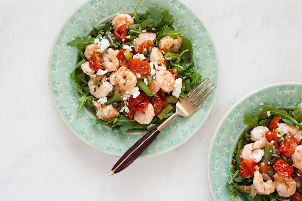 Athenian Shrimp with Arugula