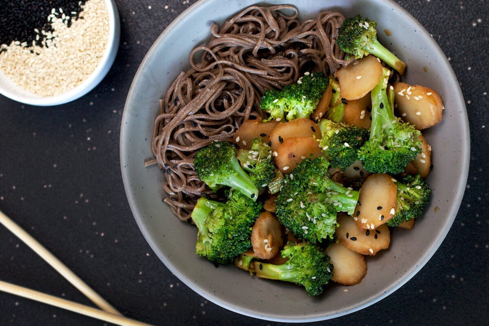 Broccoli with Sesame Seeds