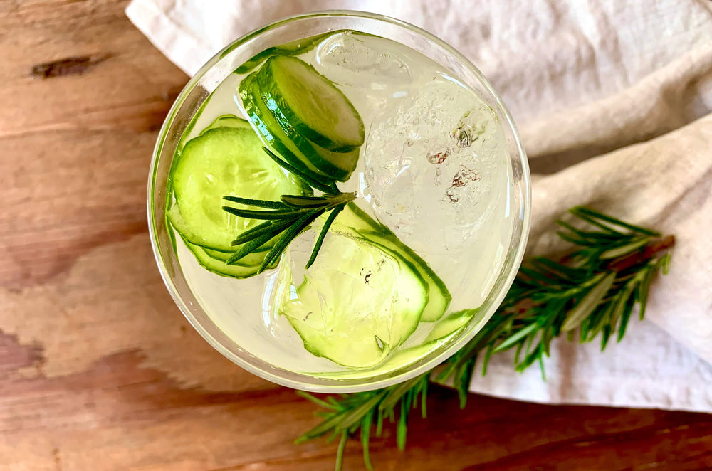 Elderflower Rosemary Fizz