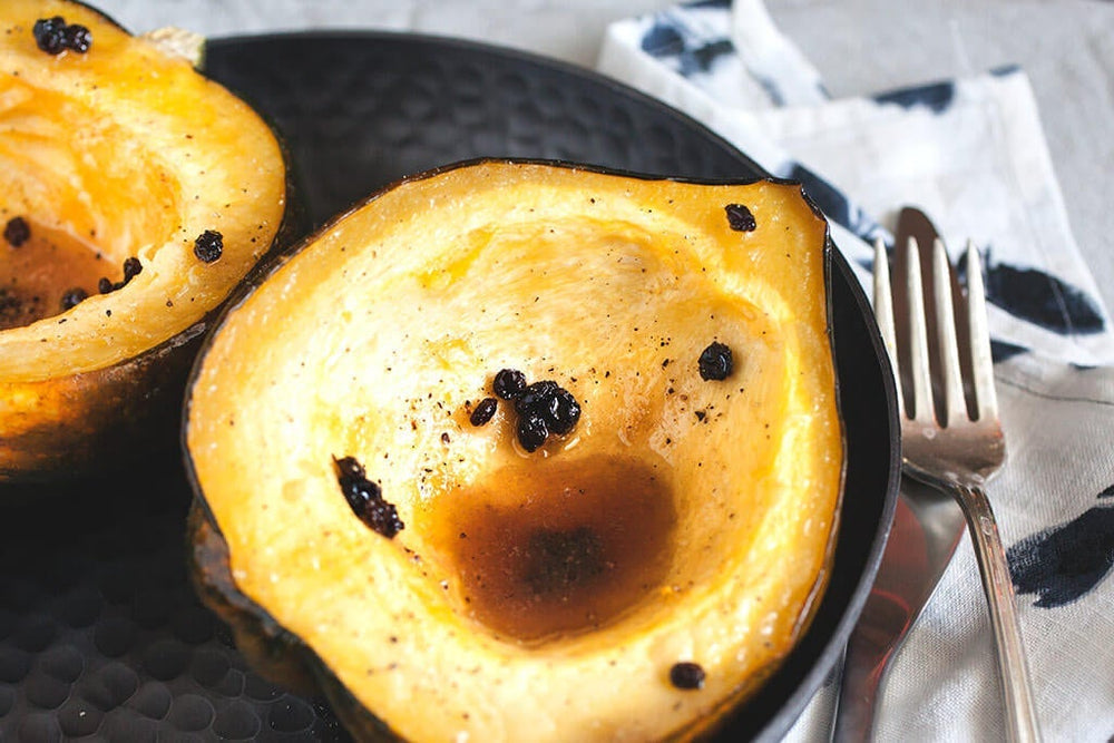Maple Glazed Acorn Squash