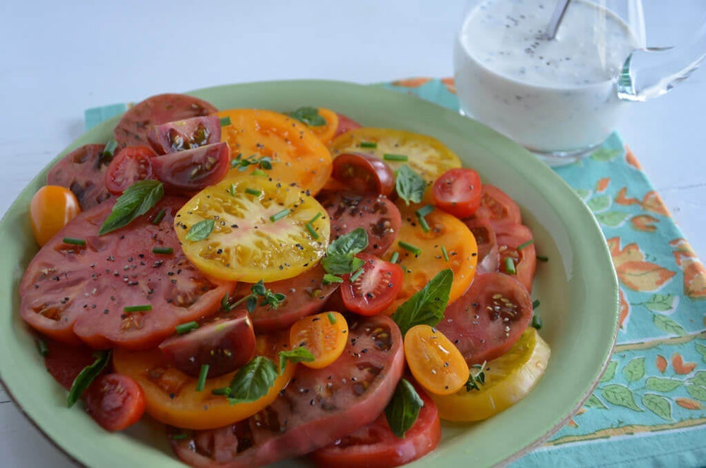 Heirloom Tomatoes with Buttermilk Dressing