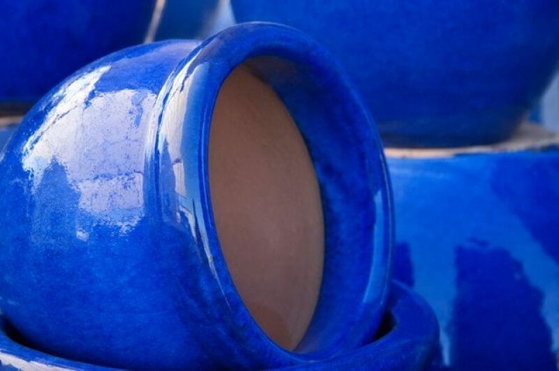 Look for glazed ceramic containers in many colors and sizes. They contribute great style to your garden.