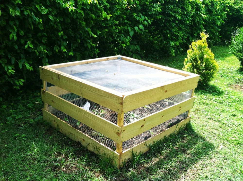 Homemade compost bin