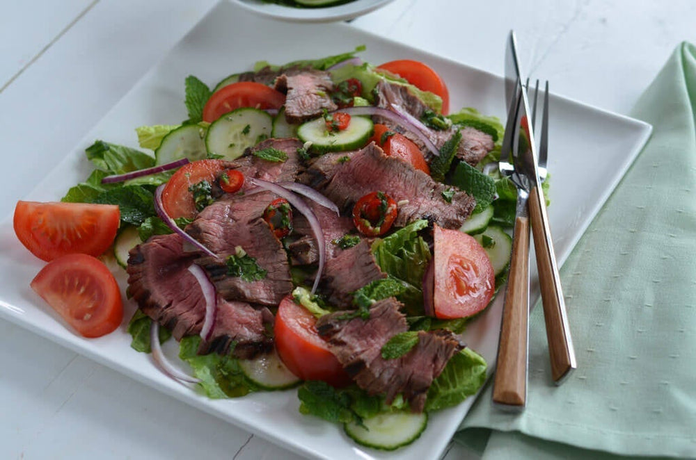 Thai Beef Salad with Heirloom Tomatoes