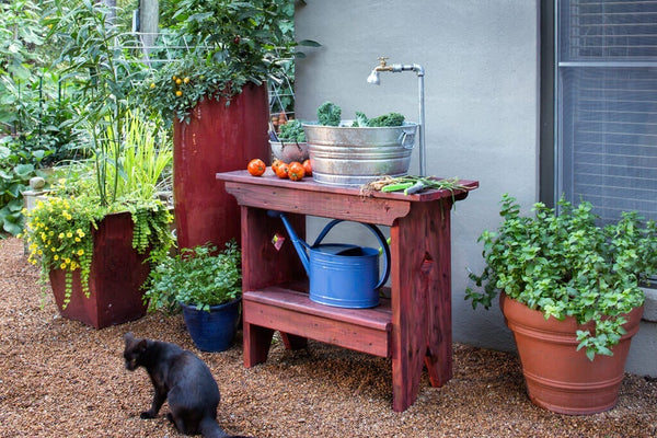 outdoor sink for garden use