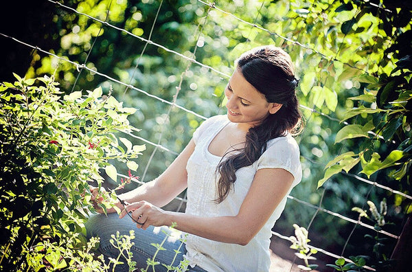 Gardening is Good for You: woman working in sunny garden