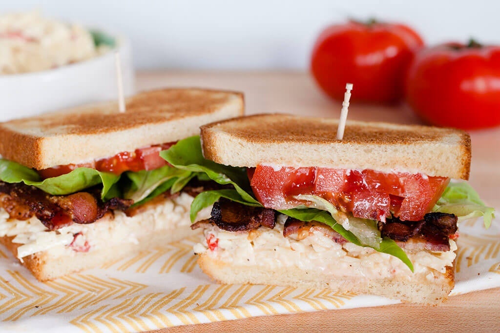 BLT with White Cheddar Pimento Cheese
