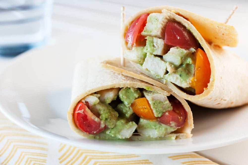 Basil Chicken Wraps with Parmesan Cheese Bonnie Plants Basil Chicken Wraps with Parmesan Cheese Bonnie Plants