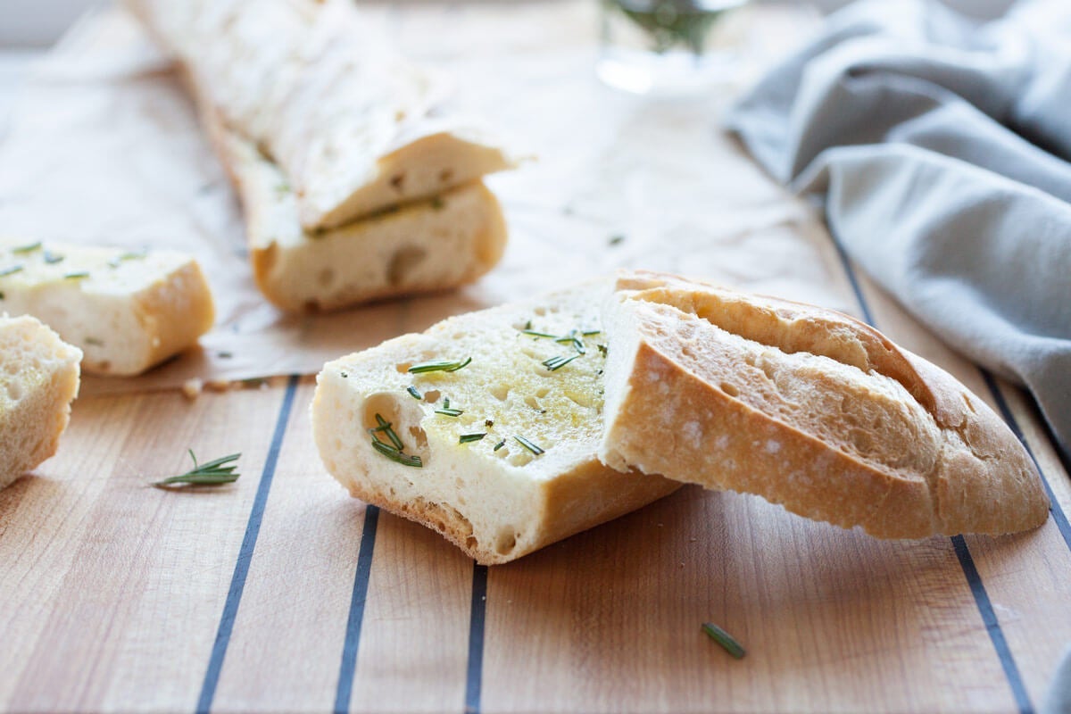 French Bread with Rosemary and Olive Oil