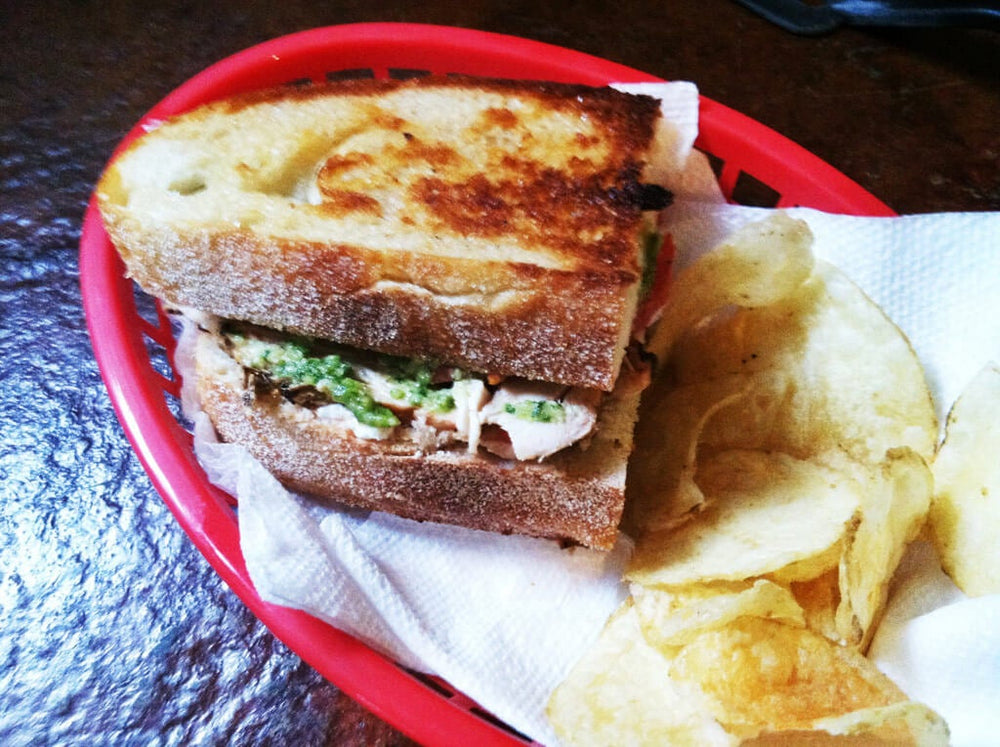 Basil Pesto Sandwich