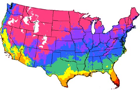 Fall Freeze Map