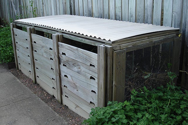 Sage Bamboo Fiber and Coffee Grounds Compost Bin
