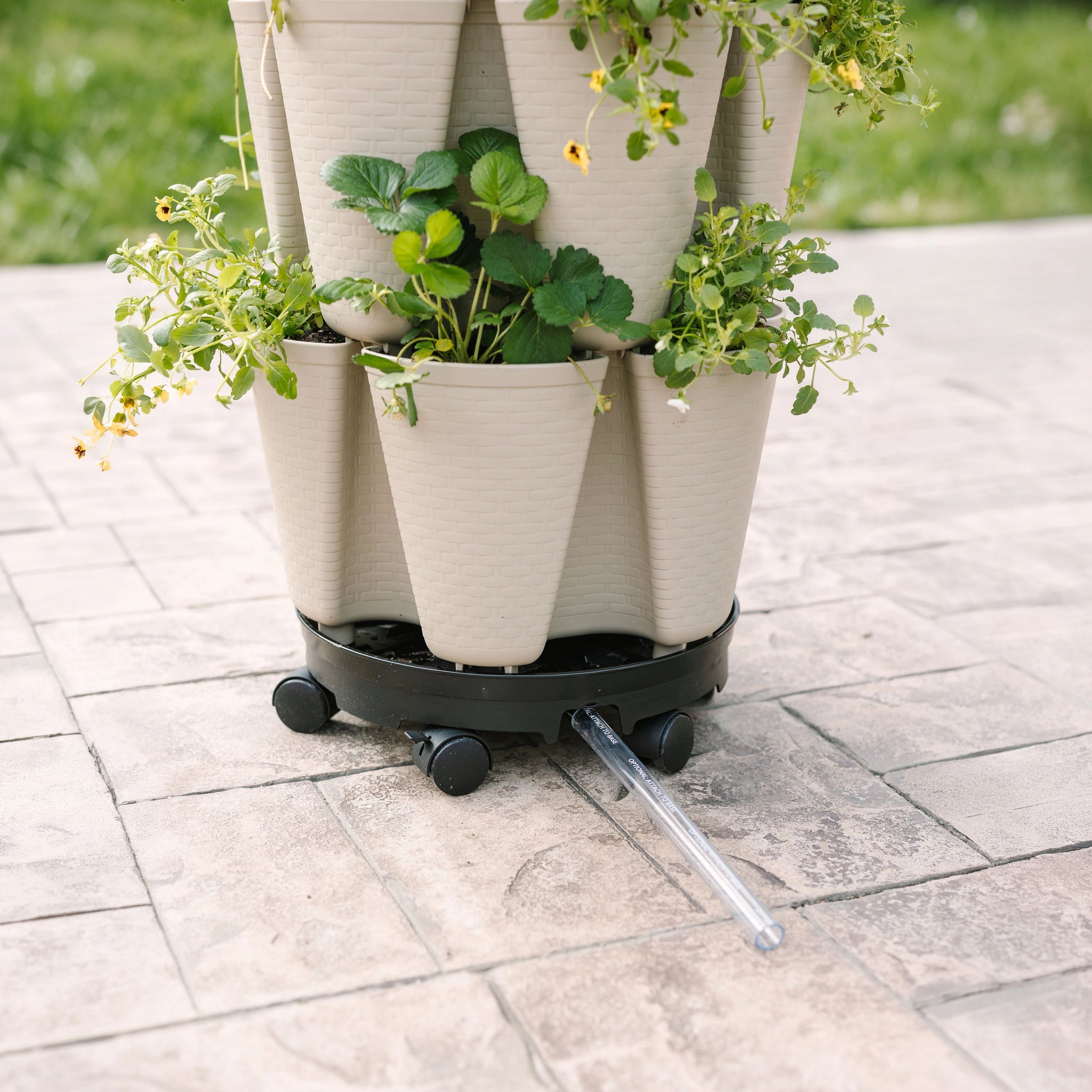 indoor pedestal plant stand Metal Plant Stand | 2 Piece Set