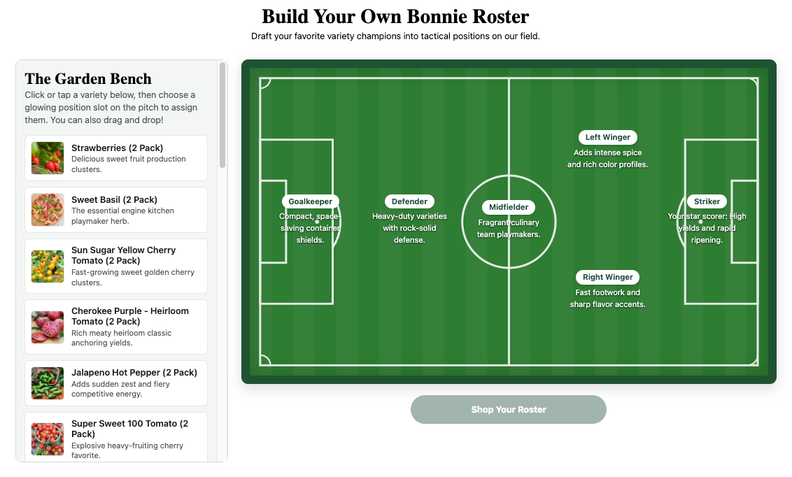 Draft Your Ultimate Garden Roster – Bonnie Plants