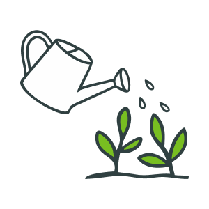 Control the water, soil and harvesting