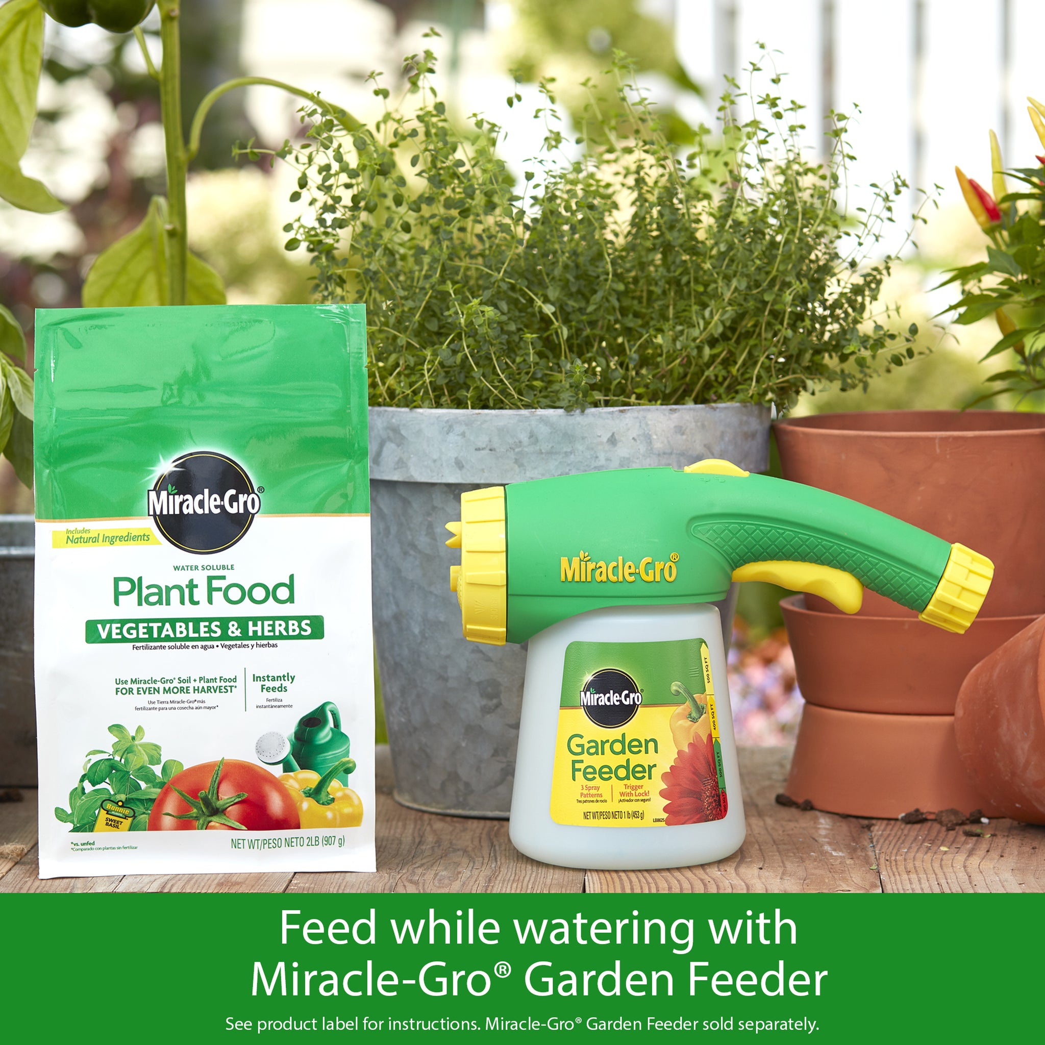 Miracle-Gro® Water Soluble Plant Food Vegetables and Herbs
